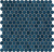 Керамическая мозаика Agrob Buchtal Loop 22,3x6,5 мм, цвет steel blue glossy фото в интернет-магазине basspa